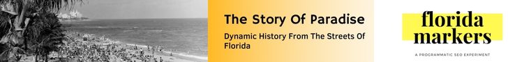 Florida Markers Web Site banner