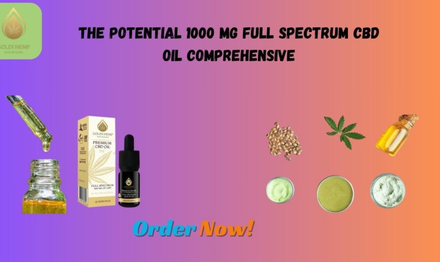The Potential  1000 mg Full Spectrum CBD Oil  Comprehensive