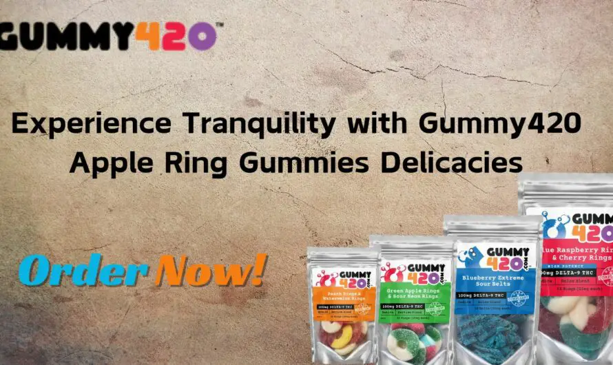Experience Tranquility Gummy420 Apple RingGummies Delicacies