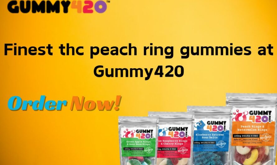 Improve experience Finest thc peach ring gummies at Gummy420