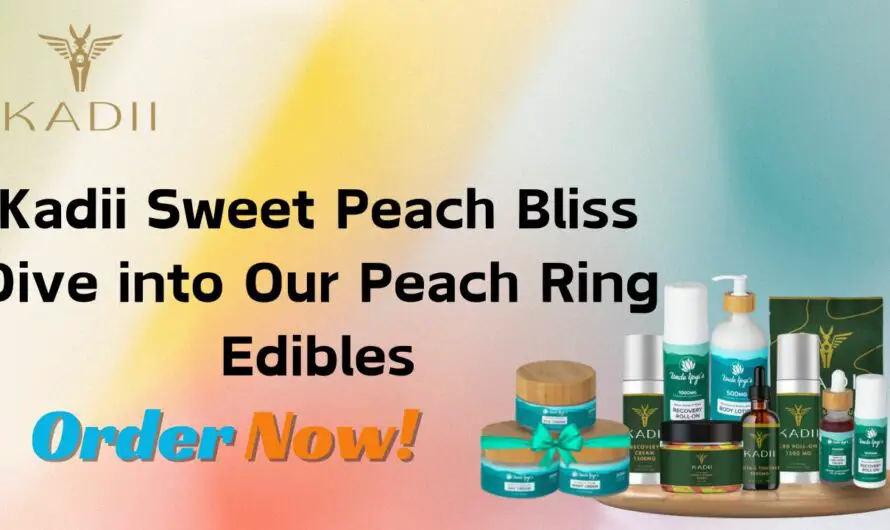 Kadii Sweet Peach Bliss Dive into Our Peach Ring Edibles