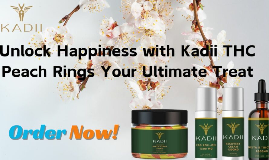 Create Happiness with Kadii THC Peach Rings  Ultimate Treat