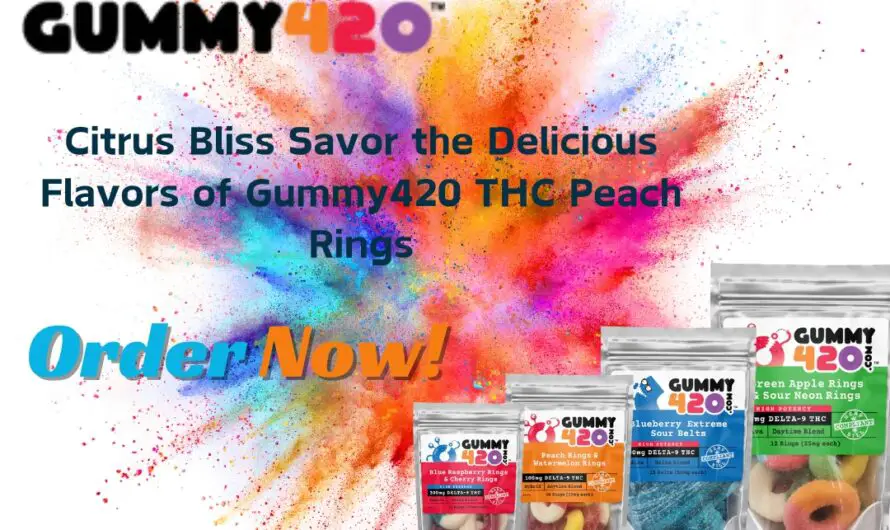 The Delicious Flavours of Gummy420 THC Peach Rings