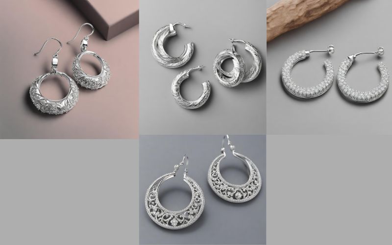 sterling silver earrings, silver earrings for women, earrings made of sterling silver