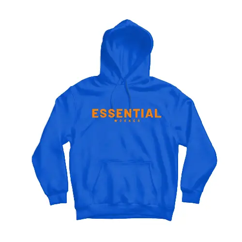 Unveiling the Ultimate Blue Essentials Hoodie:Your New Style