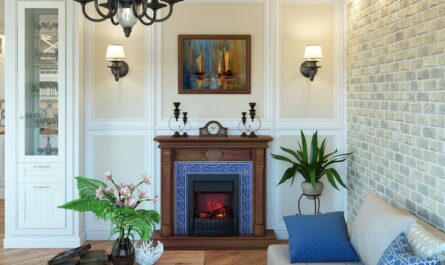 How To Choose a Fireplace For a Living Room in Provence Style