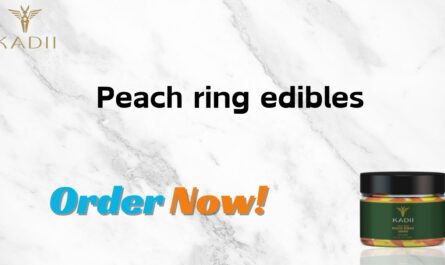 Peach ring edibles