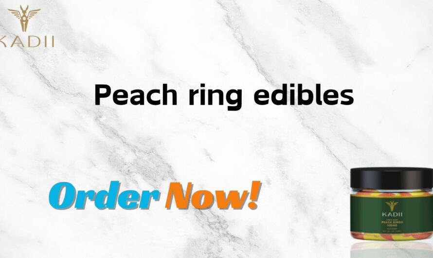 Blissful Peach Ring Edibles By Kadii Delightful Edible