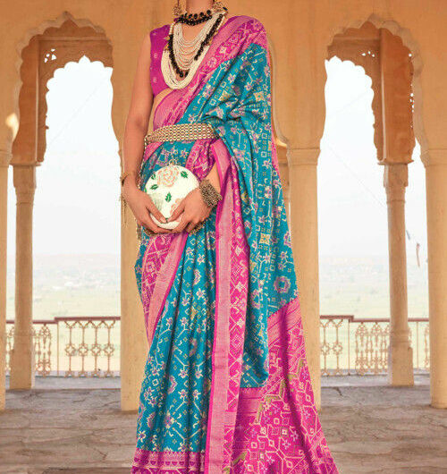 Best Colors for Patola Silk Sarees at Indian Weddings