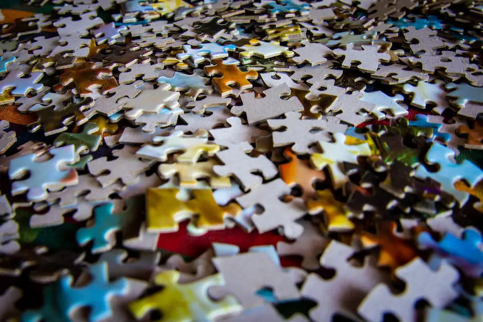 An image showing a person trying to fit puzzle pieces together, representing the limited customization options in Writio