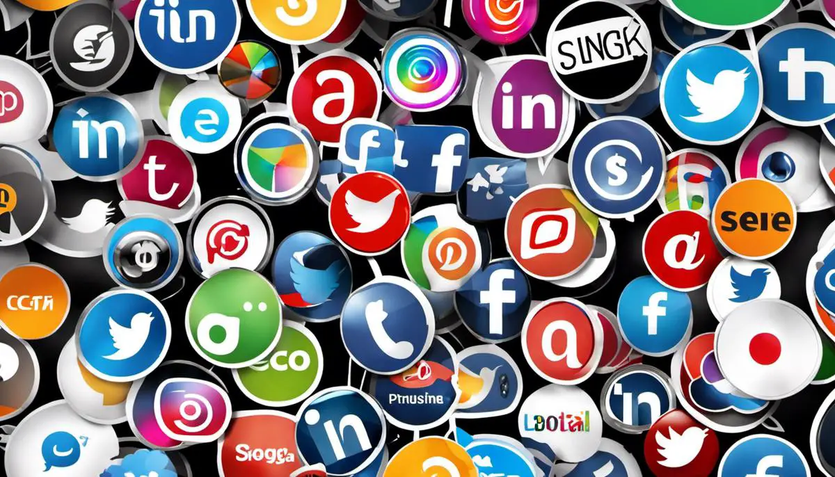 Image depicting social media logos and website traffic, representing the concept of using social media to drive website traffic.